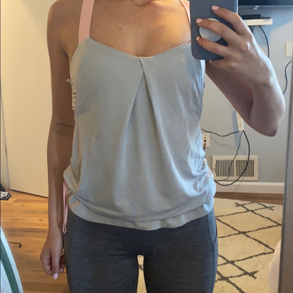 lululemon built in bra racerback top